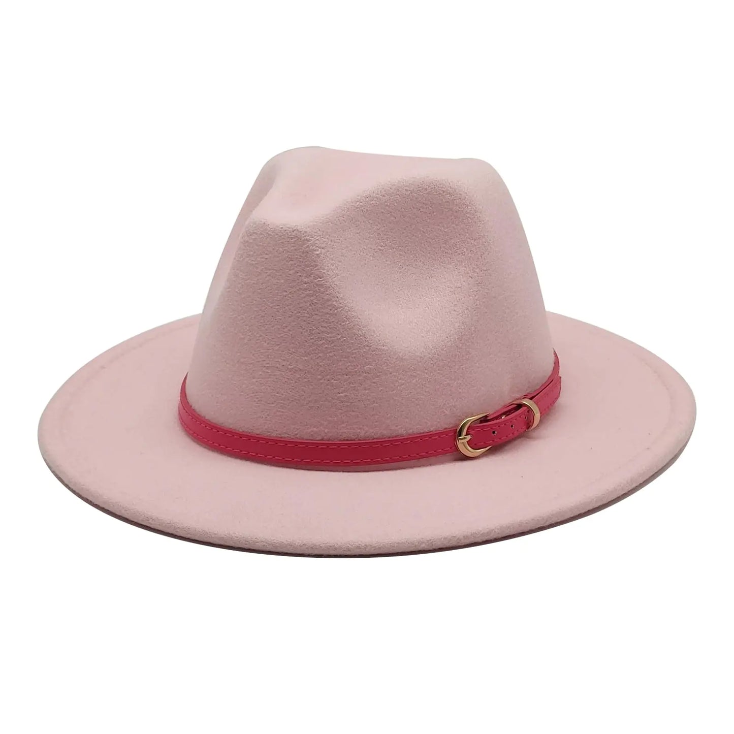 Kids Wide Brim Fedora (Pink)
