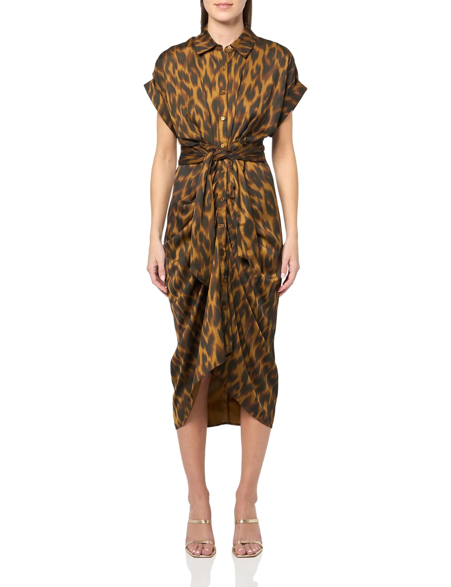 Steve Madden Apparel Womens Tori Dress Toffee